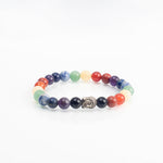 Load image into Gallery viewer, Mixed Crystals with Buddha Face Bracelet Love Rocks Bracelet