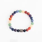 Load image into Gallery viewer, Mixed Crystals with Buddha Face Bracelet
