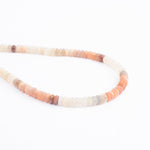 Load image into Gallery viewer, Moonstone Multicolored Necklace - Oval Beads Love Rocks Necklace