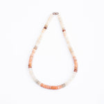 Load image into Gallery viewer, Moonstone Multicolored Necklace - Oval Beads Love Rocks Necklace