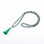 Load image into Gallery viewer, Green Moss Agate Japamala: Growth and Harmony
