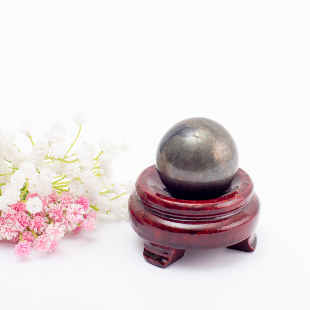 Pyrite Sphere: Protection and Vitality