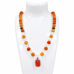 Load image into Gallery viewer, Red Aventurine Festive Wear Necklace