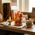Load image into Gallery viewer, Red Jade Ganesha Idol
