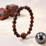 Load image into Gallery viewer, Red Tiger's Eye Bracelet: 8+12 mm