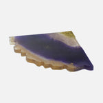 Load image into Gallery viewer, Regal Purple and Gold Triangular Crystal Holders - Love Rocks