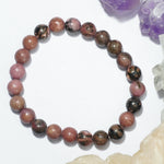 Load image into Gallery viewer, Rhodonite Bracelet: Generosity Love Rocks Bracelet
