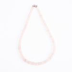 Load image into Gallery viewer, Rose Quartz Oval Beads Necklace 8mm