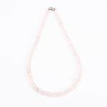 Load image into Gallery viewer, Rose Quartz Oval Beads Necklace 8mm Love Rocks Necklace