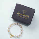 Load image into Gallery viewer, Rose Quartz & Buddha Bracelet: Love & Protection