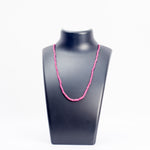 Load image into Gallery viewer, Ruby Semi Precious Necklace 2mm