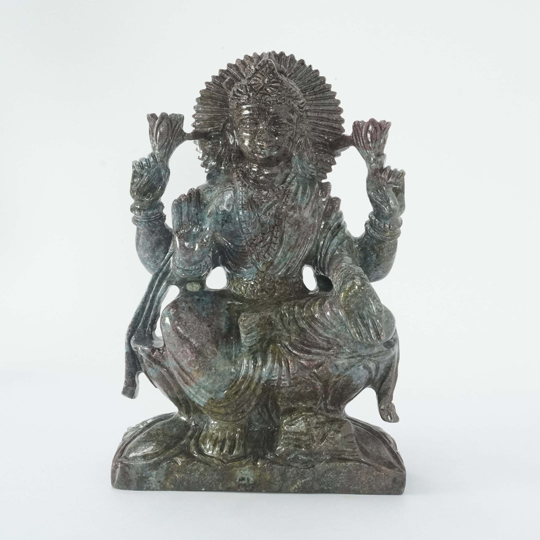 Ruby Zoisite Lakshmi Idol : 2601-2700 gms