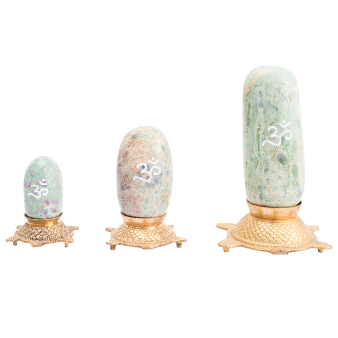 Ruby Zoisite Shivalingam