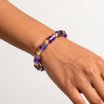 Load image into Gallery viewer, Amethyst and Citrine Bracelet