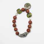 Load image into Gallery viewer, Sandstone Bracelet: Buddha Charm