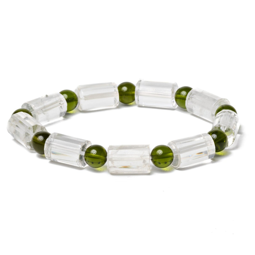 Satyaloka and Moldavite Bracelet