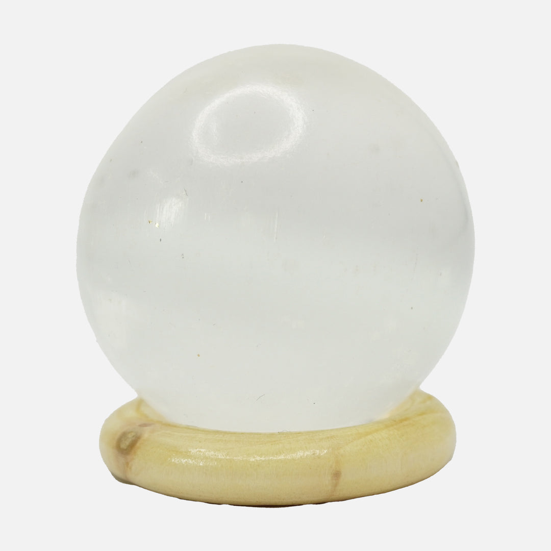 Selenite Sphere: Divine Light and Spiritual Clarity