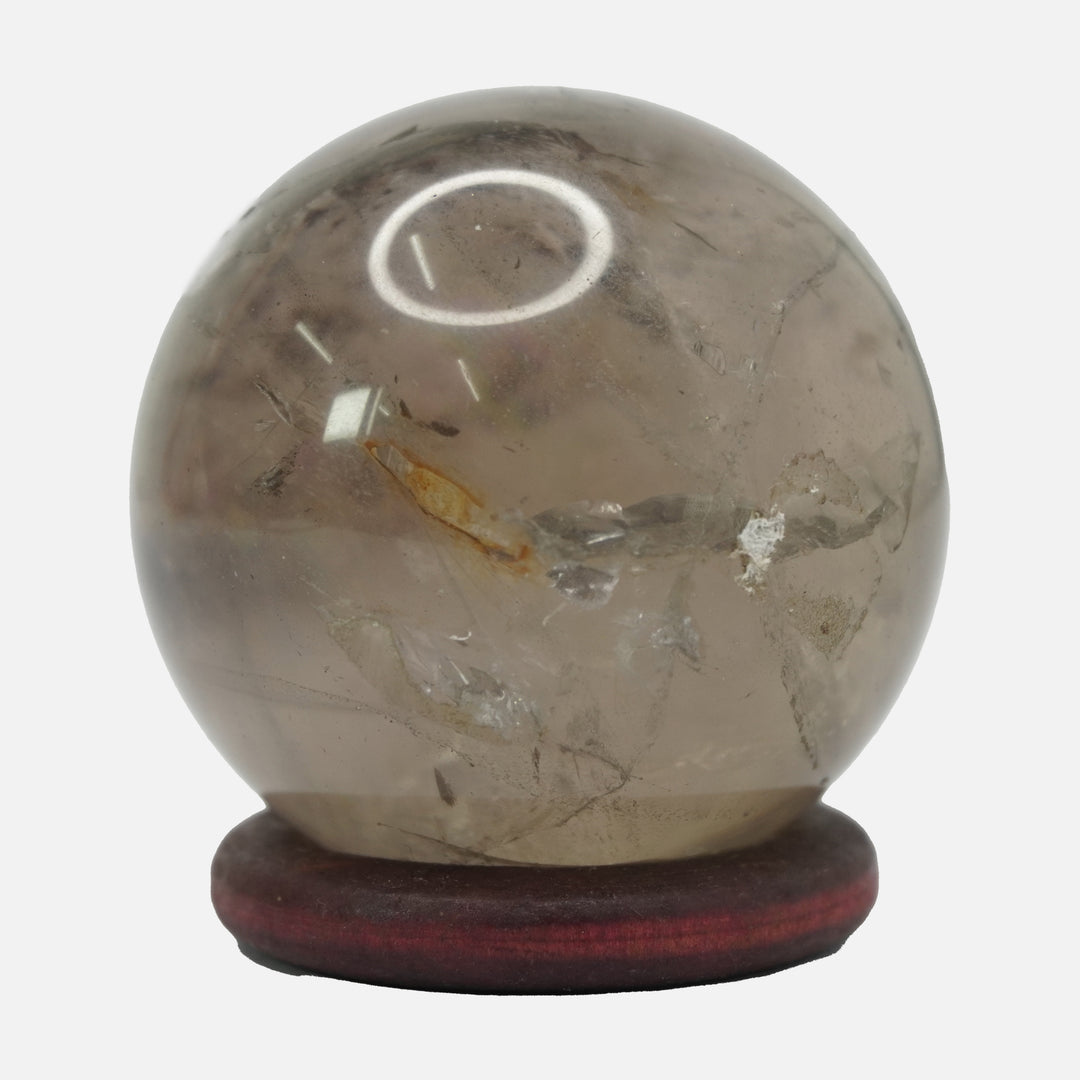 Smokey Quartz Sphere: Grounding and Transformation