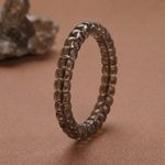 Load image into Gallery viewer, Smokey Quartz Bracelet: Pill Cut