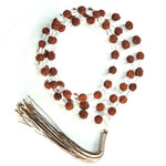 Load image into Gallery viewer, Sphatik Rudraksh Japamala: Spiritual Awareness and Personality Charming Love Rocks Japamala