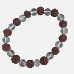 Load image into Gallery viewer, Sphatik Rudraksh Bracelet: Spiritual Awareness and Personality Charming - Love Rocks