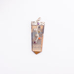 Load image into Gallery viewer, Flat Pencil with Chakra Stones Pendants
