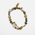 Load image into Gallery viewer, Tiger's Eye Bracelet: Fish Charm