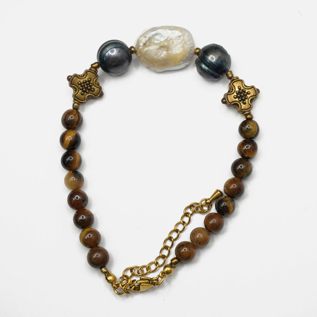 Tiger's Eye Bracelet: Plus Charms