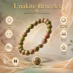 Load image into Gallery viewer, Unakite Bracelet
