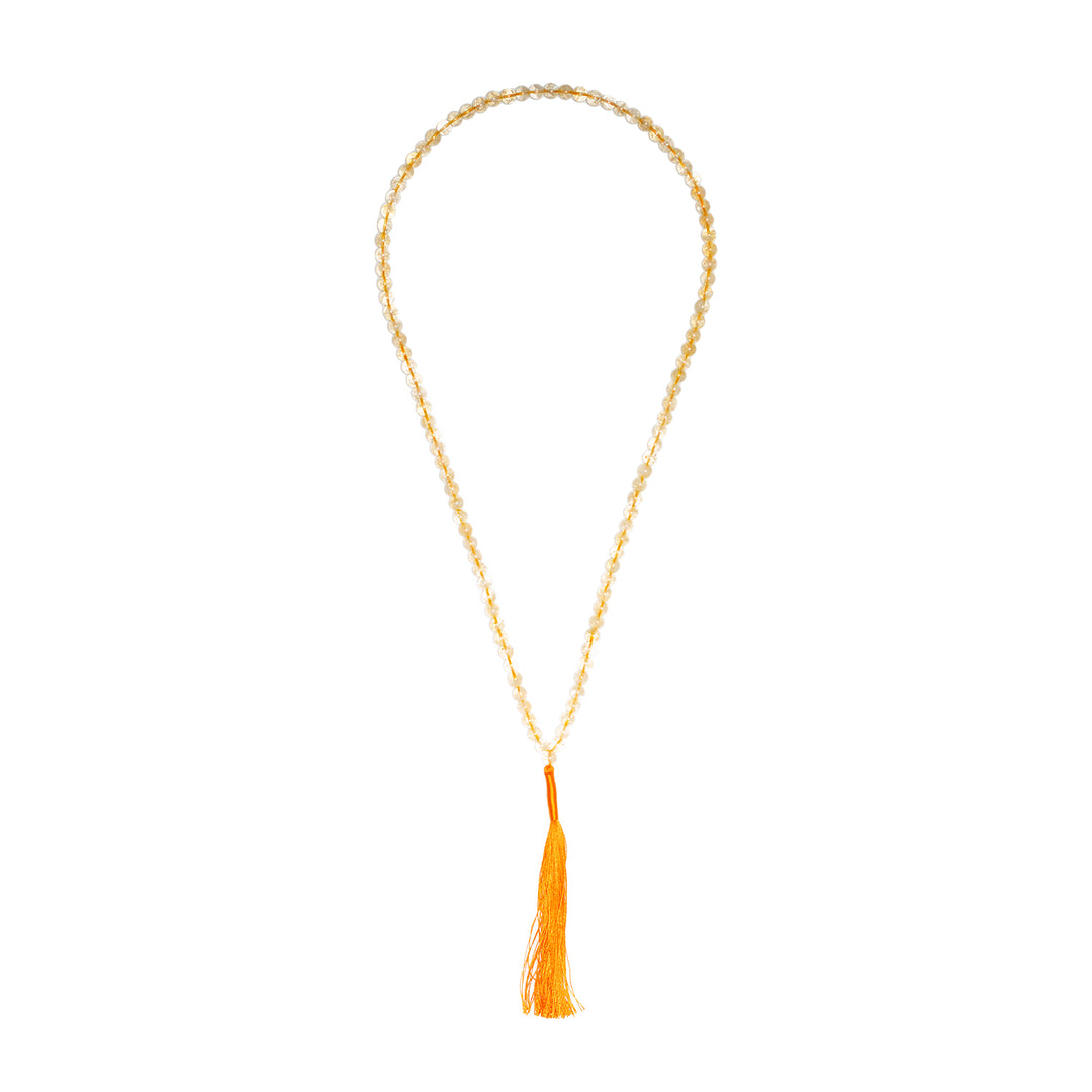 Citrine Japamala: Abundance