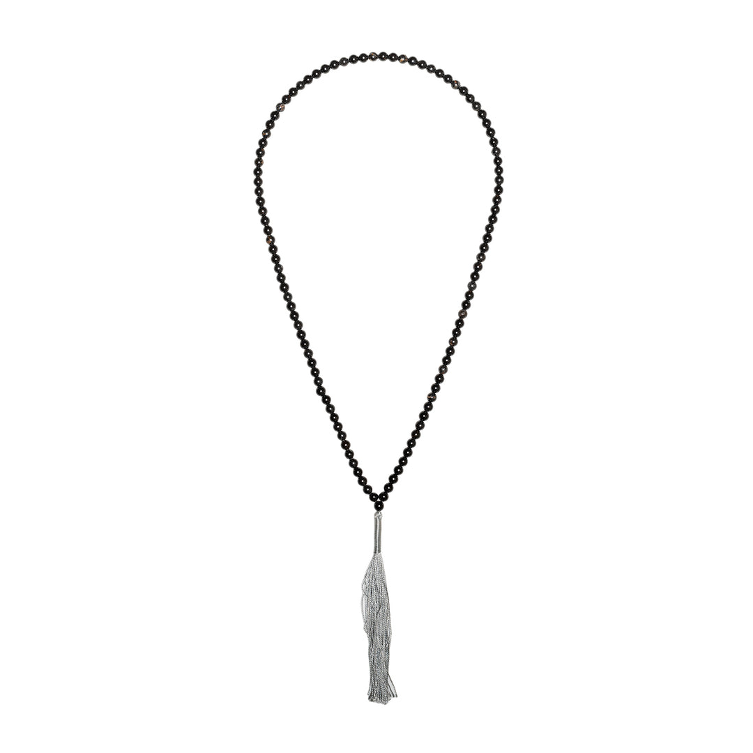 Tourmaline Black Japamala: Protection and Grounding
