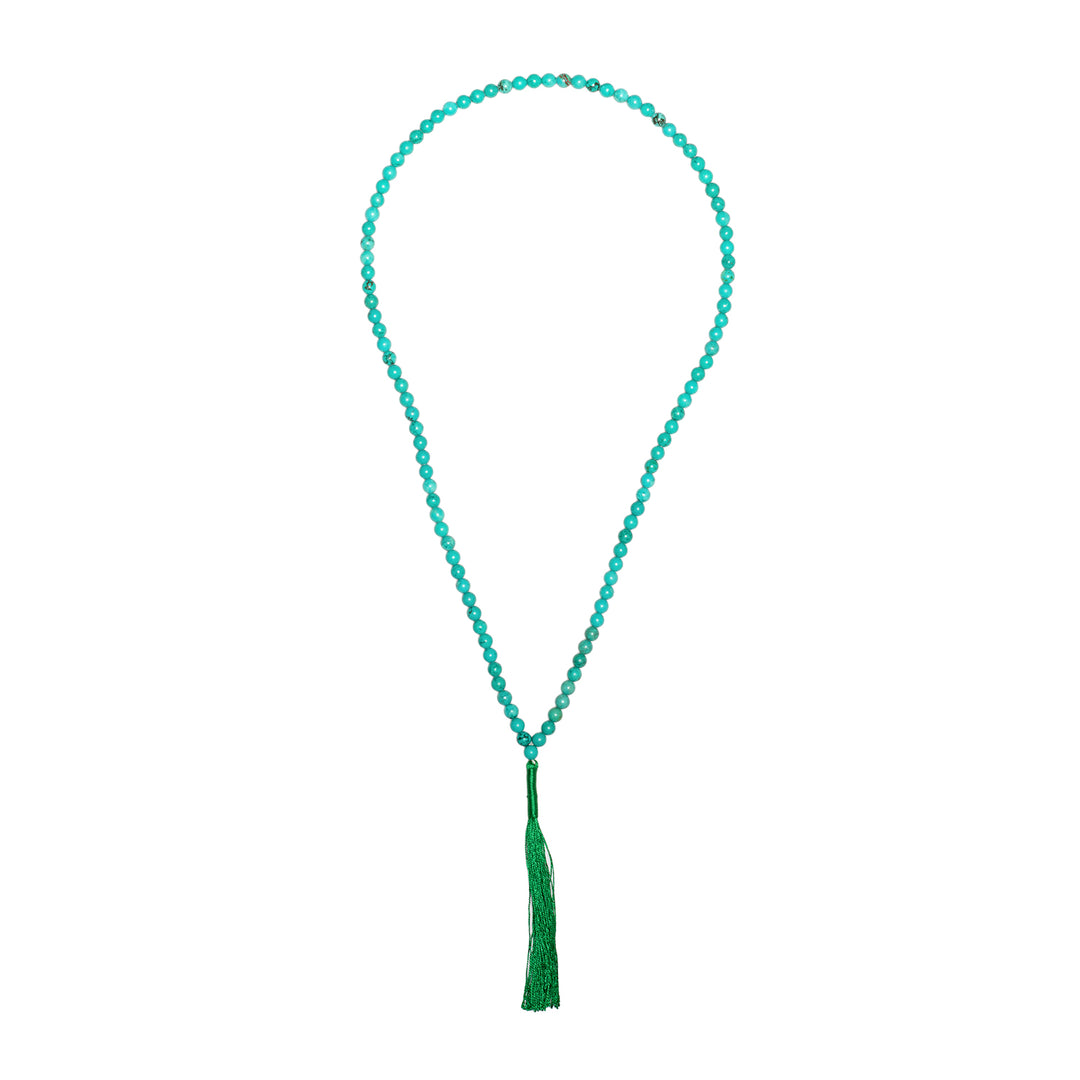 Turquoise Japamala:Wisdom and Protection
