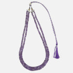 Load image into Gallery viewer, Amethyst Necklace: Peace and Calm - Oval Beads 2 Layer - Love Rocks