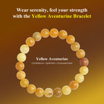 Load image into Gallery viewer, Yellow Aventurine Bracelet: Good Health - Love Rocks