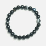 Load image into Gallery viewer, Black Obsidian Bracelet: Removes Negativity Love Rocks Bracelet
