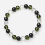 Load image into Gallery viewer, Shungite, Phenakite and Moldavite Bracelet: Protection and Transformation