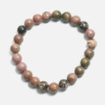 Load image into Gallery viewer, Rhodonite Bracelet: Generosity Love Rocks Bracelet