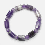 Load image into Gallery viewer, Chevron Amethyst Bracelet: Peace and Calm