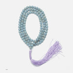Load image into Gallery viewer, Angelite Japamala: Divine Communication and Peace Love Rocks Japamala