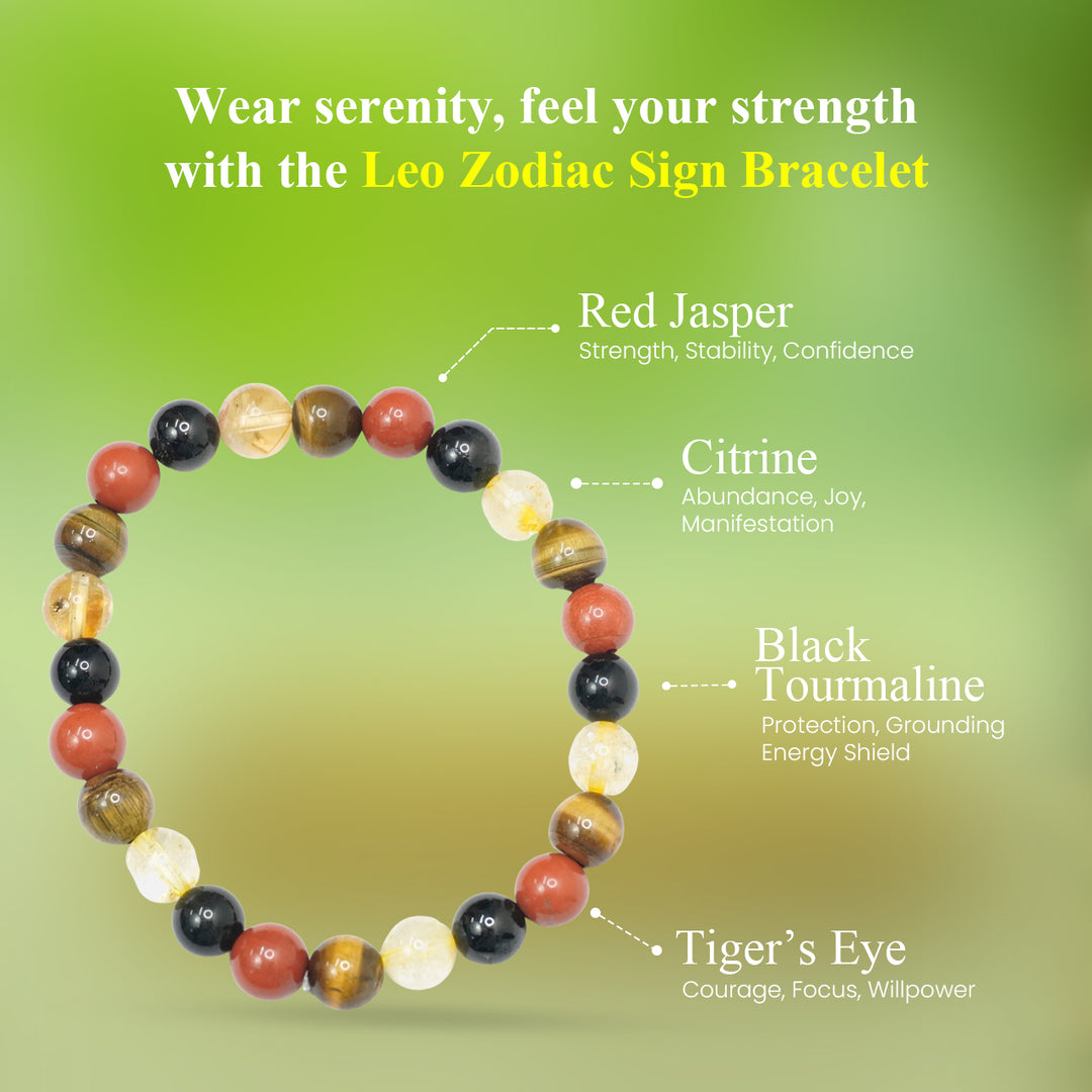 Leo Zodiac Sign Bracelet