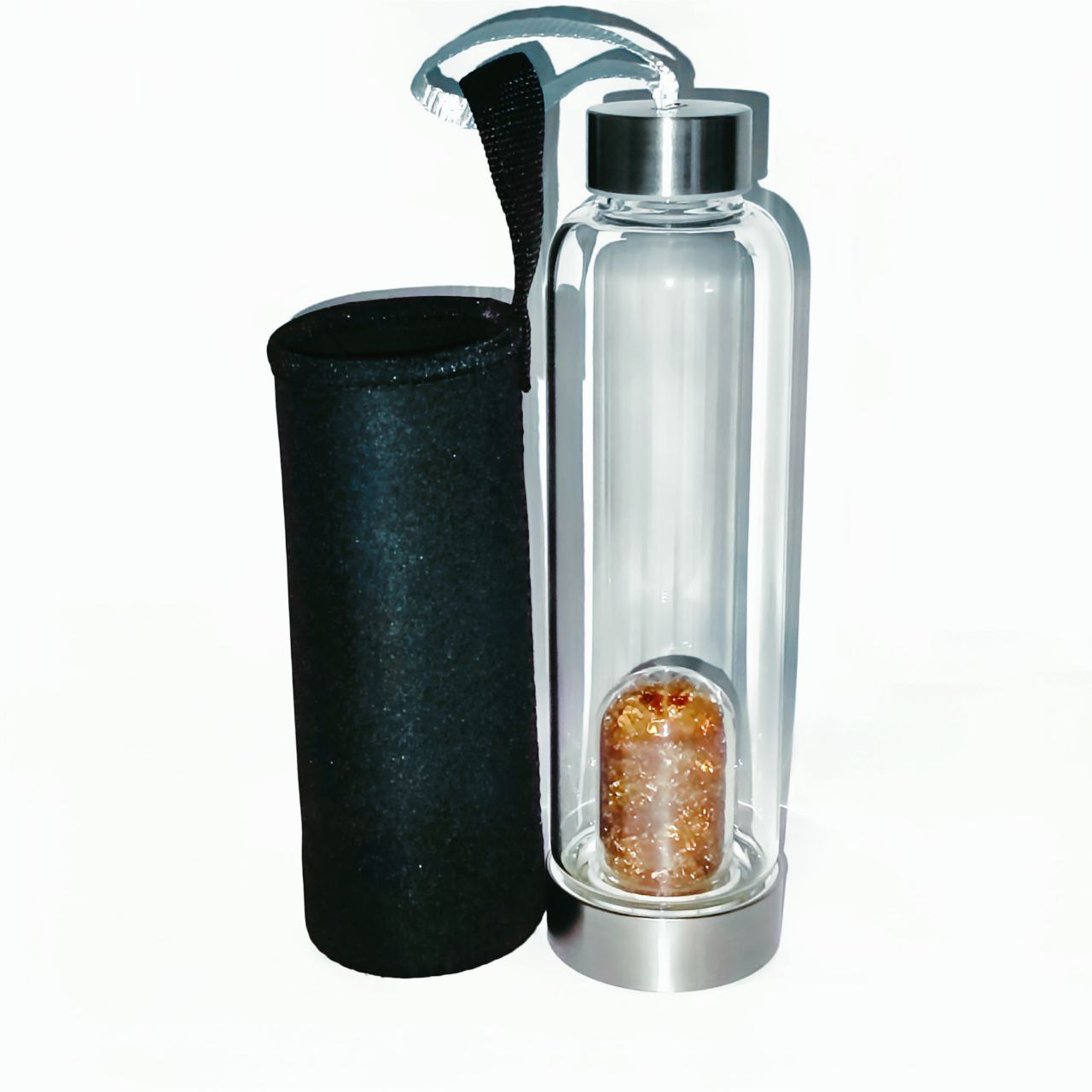 Citrine Crystal Bottle