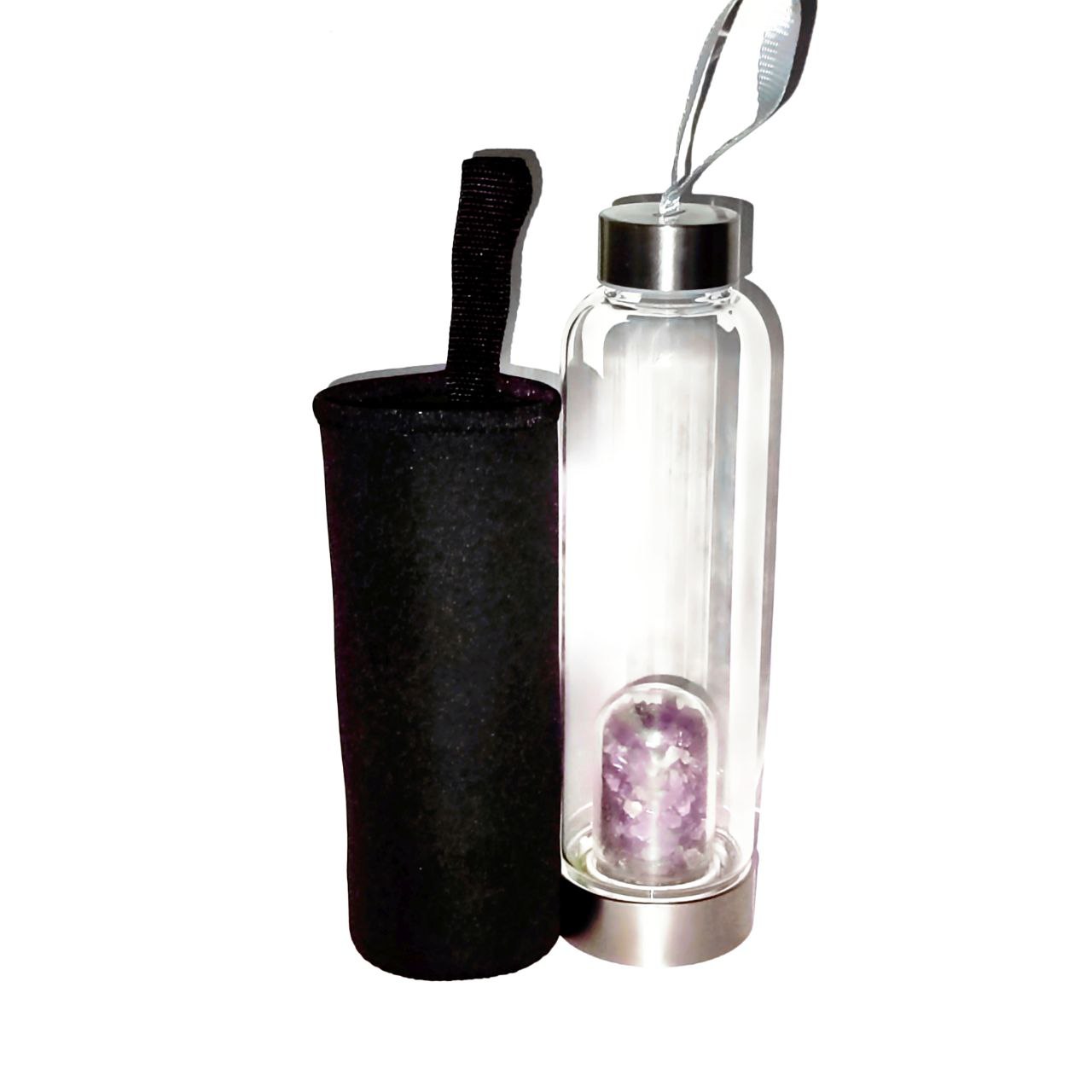 Amethyst Crystal Bottle