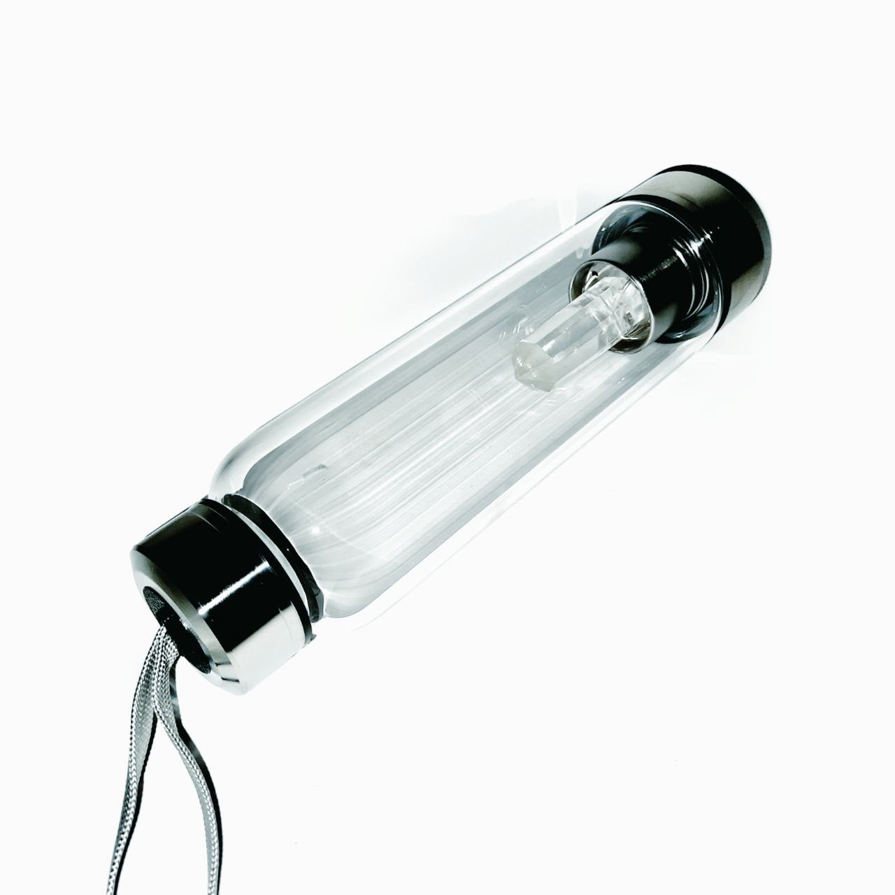 Clear Quartz Crystal Bottle
