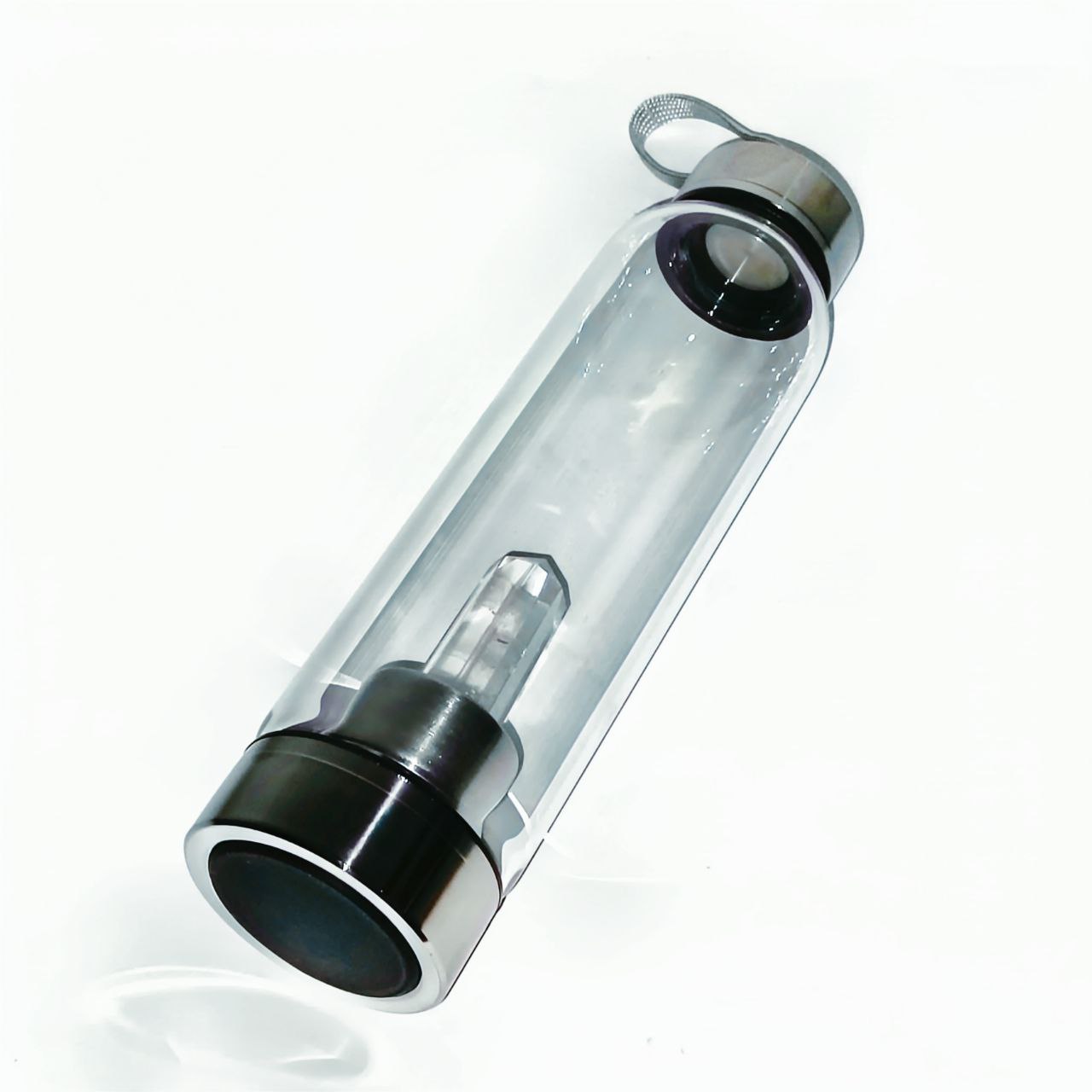 Clear Quartz Crystal Bottle