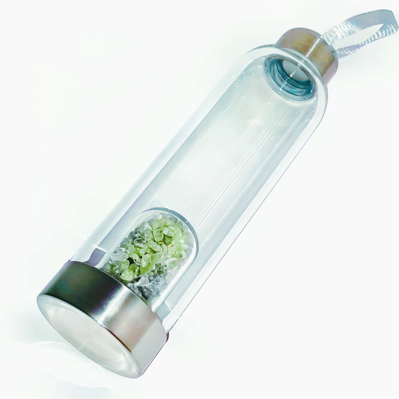 Prehnite Crystal Bottle