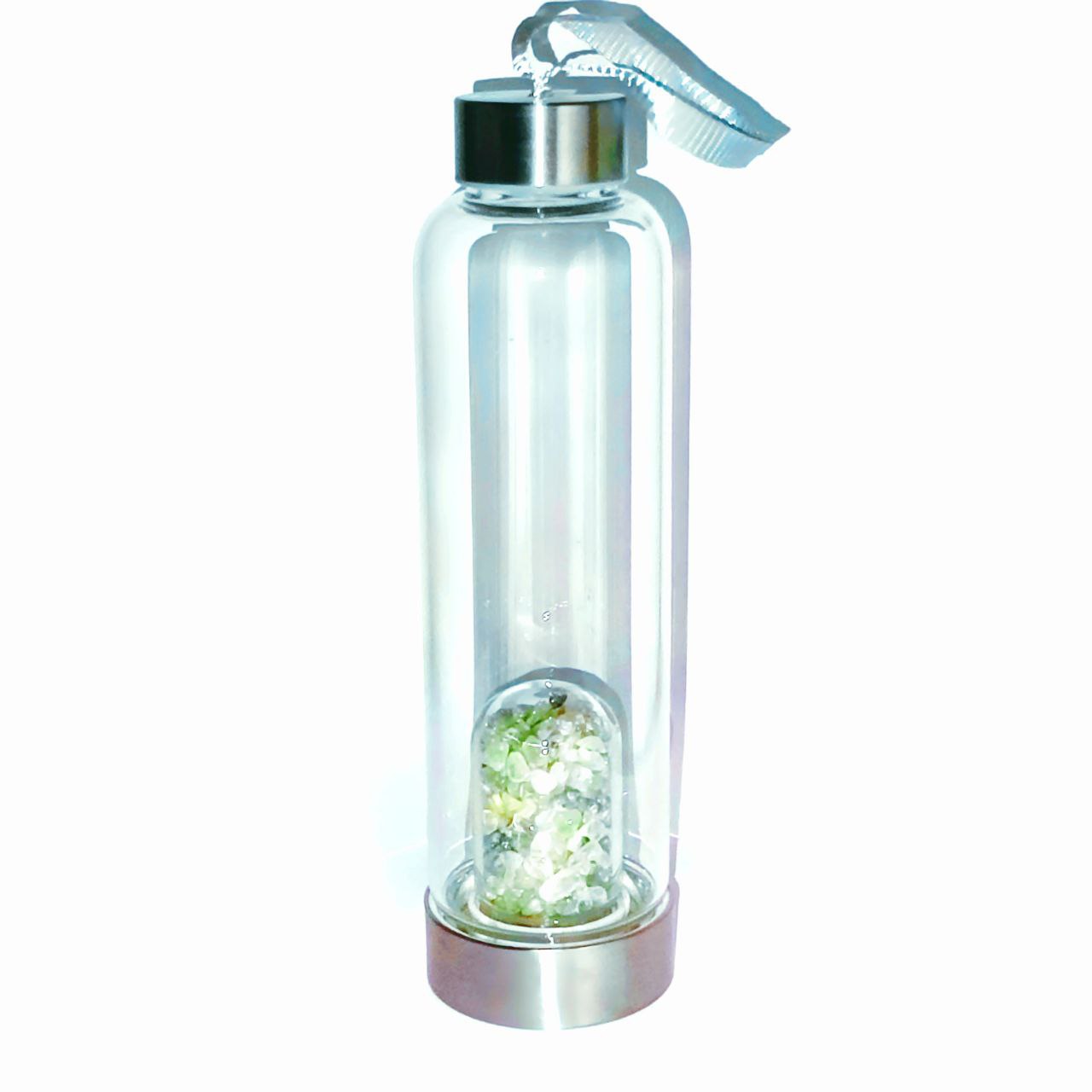 Prehnite Crystal Bottle