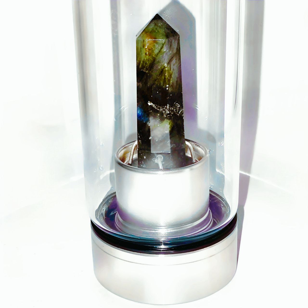 Labradorite Crystal Bottle