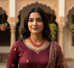 Load image into Gallery viewer, Pink Quartz Necklace - 2 Layer