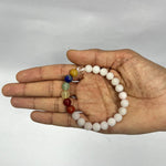 Load image into Gallery viewer, Rose Quartz 7 Chakra Healing Bracelet for Love & Balance