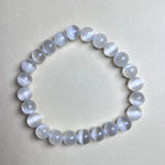Load image into Gallery viewer, Selenite Bracelet: Round Beads 8mm